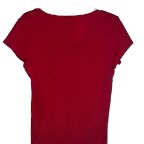 Tommy Hilfiger Women's Scarlet Short Sleeve Tee - Picture 3 of 3